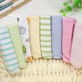 8pcs/pack Muslim Cotton Newborn Baby Towel Baby Wash Cloth Square Handkerchief Saliva Bib Care Towel Baby Wash Towel Newborn