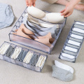 6/7/11 Grids Mesh Underwear Storage Box Drawer Wardrobe Divider Bra Socks Organizer Case Folding Nylon Split Box Closet Storage