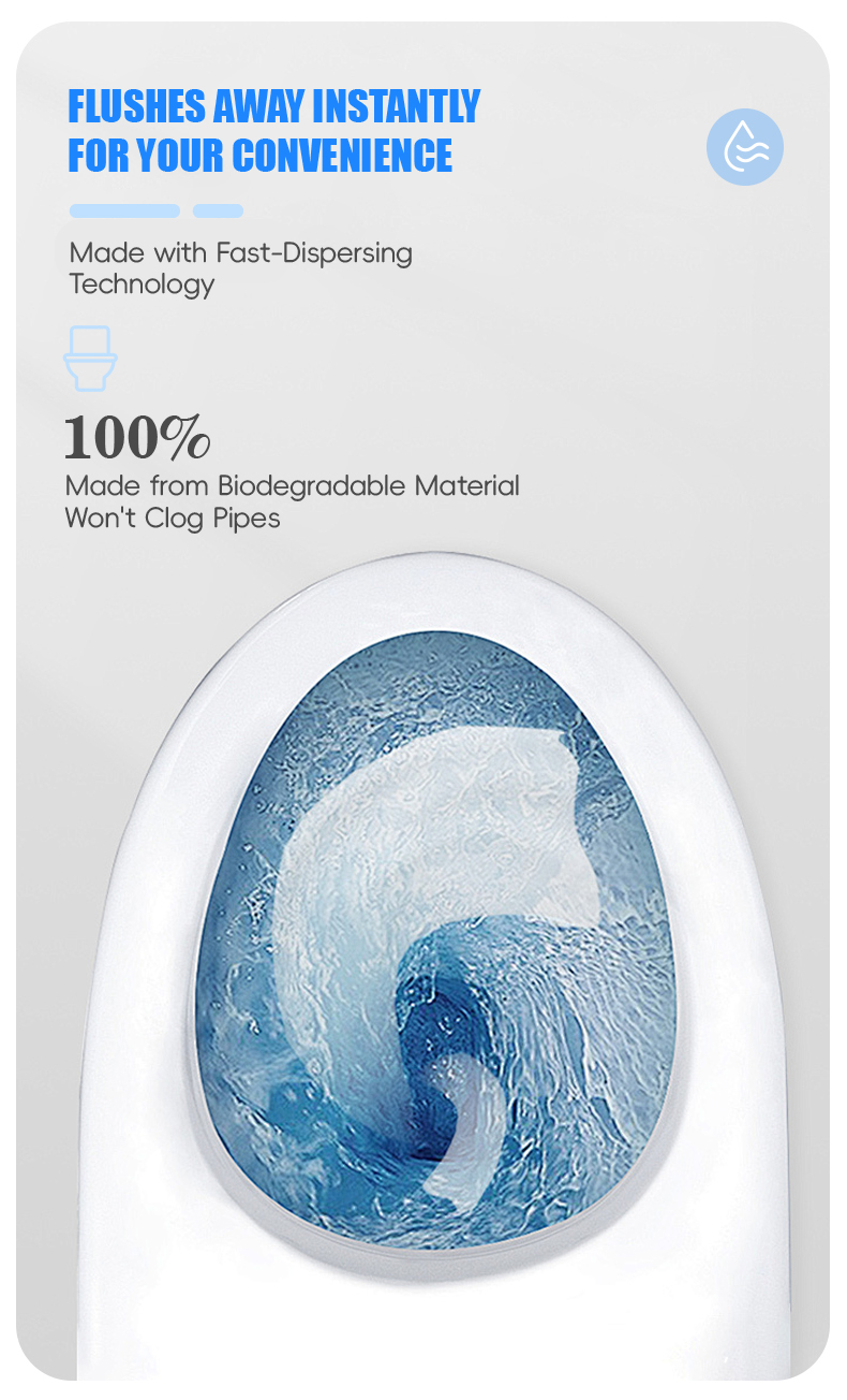 toilet wet wipes