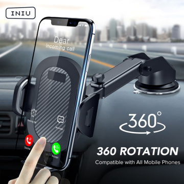 INIU Sucker Car Phone Holder Mount Stand GPS Telefon Mobile Cell Support For iPhone 12 11 Pro Max X 7 8 Plus Xiaomi Redmi Huawei