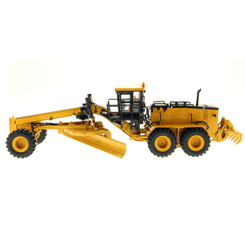 DM 1:50 Scale 24M Motor Grader Elite Series Engineering Machinery 85264C Diecast Toy Model for Fans Collection Decoration
