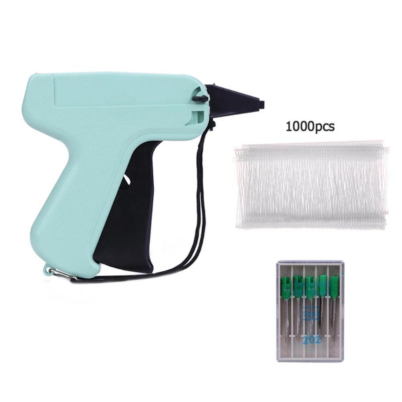 Professional Clothes Garment Price Label Tagging Tag Gun+5 Needles+1000 Barbs Labeller Machine Sewing Tools Dropshipping