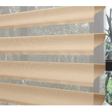 Double Layer Fabric Sheer Roller Shangri-la Curtain Blind
