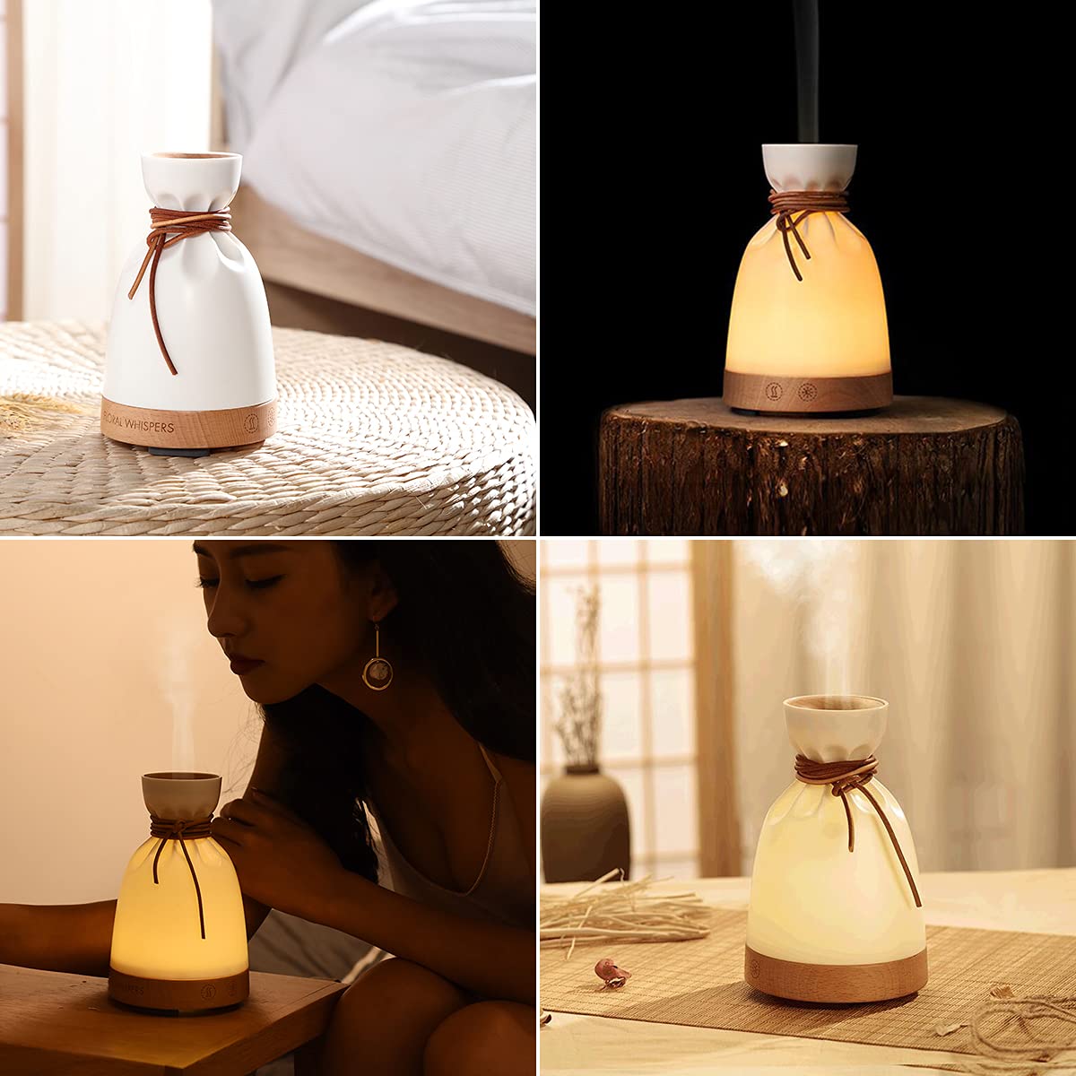 Fabric-Wrap Humidifier Night Light