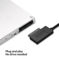 7+6 13Pin Slim SATA to USB CD DVD Rom Optical Drive Cable Adapter Converter SP99