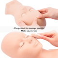 Training Mannequin Head False Eyelash Extension Practice Head Model replacement Silicone Removable Eyelids Makeup Tools
