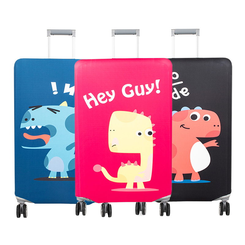Cartoon Travel Thicken Elastic Suitcase Covers Waterproof Luggage Protective Case Child Kid's Dustproof Wear Trolley Accessories