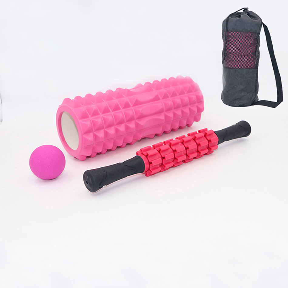 Yoga Column Fitness Equipment Pilates Foam Roller Massager Blocks Train Home Sports Tools Gym Exercise Accessories Massage Block