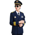 Pilot Uniform Captain Men Dark Blue Suits Security Guard Property Workwear Aeronautica Militare Pilot Avion Airline Costume