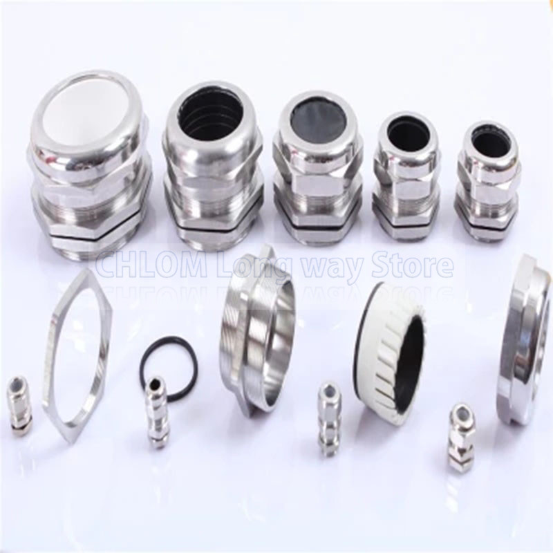 1piece PG36 Nickel Brass Metal IP68 Waterproof Cable Glands Connector Wire Glands for 25-33mm cable conduit wiring connection