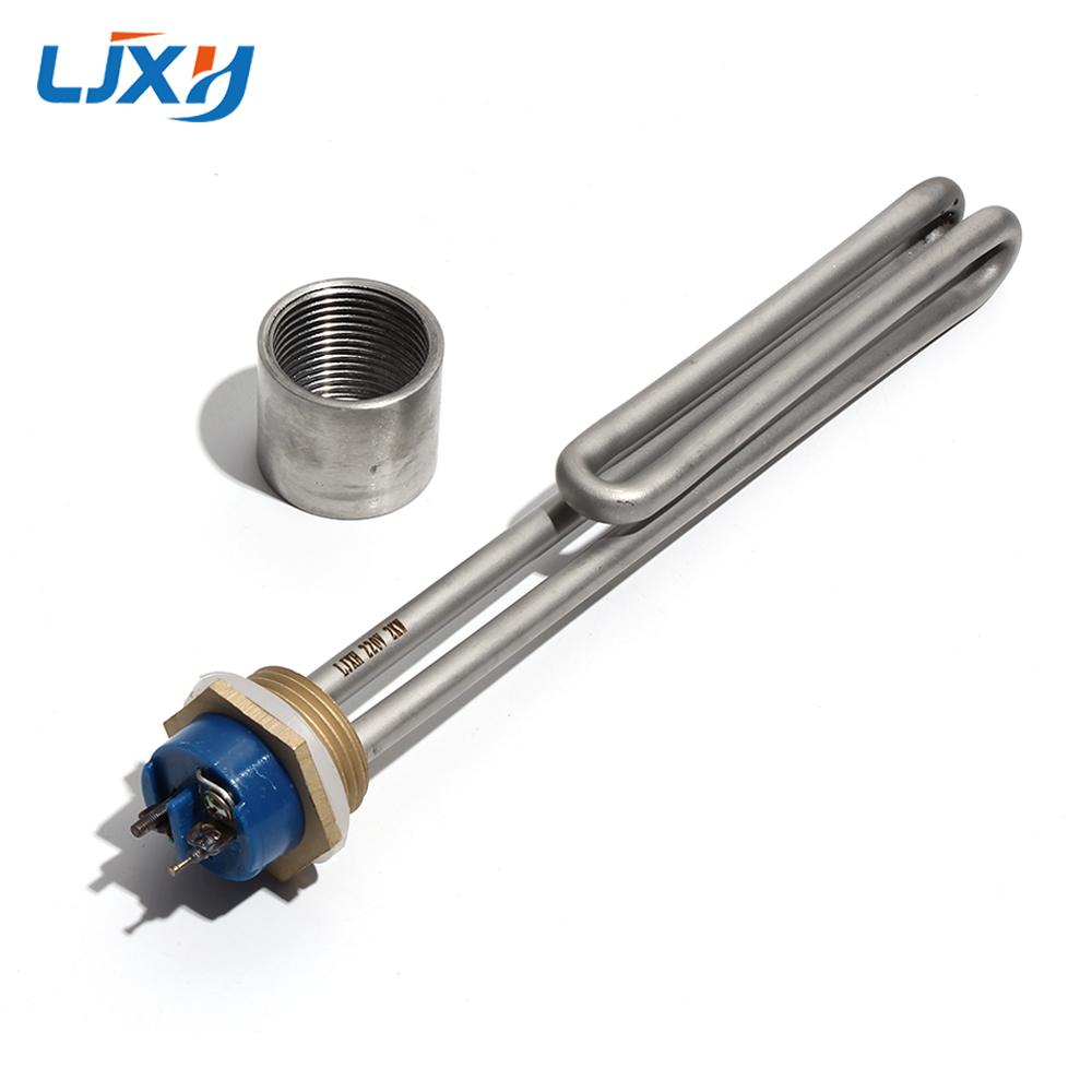 LJXH Foldback Screw In Electric Water Heater Element with 1 INCH NPT Thread 1KW/2KW/3KW/4KW/6KW 201 Stainless Steel