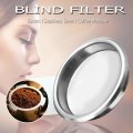 New 58Mm Coffee Machine Blank Filter/Stainless Steel Backwash Cleaning Blind Bowl Coffee Machine Accessories