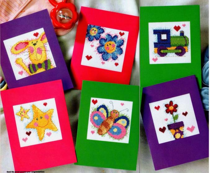 CD001 14ct Cross Stitch Kit Card Package Greeting Card Needlework Embroidery Crafts Counted Cross-Stitching Kits Christmas Gift