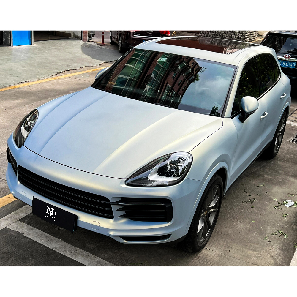 Mermaid Blue Charm Gold Vinyl Wrap