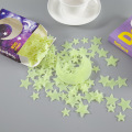 225pcs/bag 17cm Luminous Star Stickers Bedroom Sofa Fluorescent Painting Toy PVC stickers Glow in the Dark Toys for kids