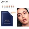 QIBEST Foundation Cream Matte Liquid Foundation Full Coverage Mini Base Makeup Brighten Contour Face Base Foundation Makeup