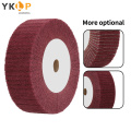 Abrasive Grinding Flap Wheel Fiber Flap Discs Bore 20mm for Angle Grinder Polishing Tools Diameter 100/125/150/200/250/300mm Red