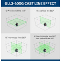 Bosch Laser Level Green 12-line GLL3-60XG Marking Instrument Cast Line Instrument Plastering Dot wall Sticking Instrument