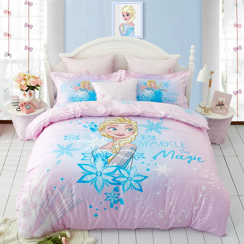 Disney Sofia Princess Frozen 2 Bedding Set Cotton Babies Girls Boys Children Bedroom Decories Giift Duvet Cover Twin Queen
