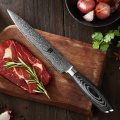 XINZUO 8" Cleaver Knife Chinese Damascus Stainless Steel Kitchen Knife Multi Cooking Tools Meat Sashimi Knives Pakka Wood Handle