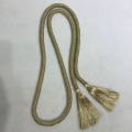 Siskakia Gold Tassel Waistband Braided Belt for Women Muslim Decorated Waist Chain 180cm Waist Rope Ladies Tassel Sash Belt 2020