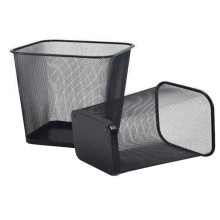 Square Mesh Wastebasket Trash Can of Small and Large Size Paper Basket Waste Bins for KItchen Bedroom Office and Home Use