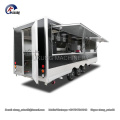 UKUNG 680cm self-designed mobile burger trailer, 3 axles food truck for selling burger and drinks