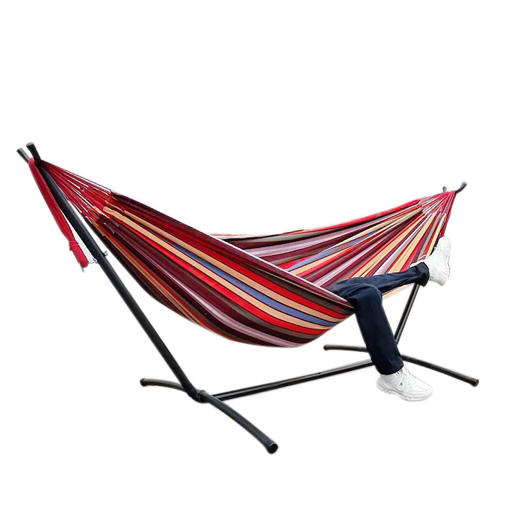 Portable Canvas Hammock Comfort Travelling Outdoor Picnic Swing Chair Camping Hanging Bed Garden Furniture Yard Hanging Chair