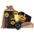 5 Pcs/set Hair Growth Enhancer Thicker Oil Nourishing Leave-in Conditioner Beard Grow Set with Comb Men Beard Growth Kit