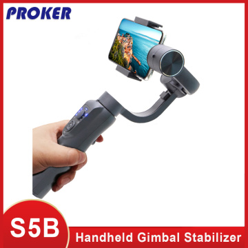 Proker Gimbal Stabilizer Tripod Selfie Stick 3 Axis Gimbal Handheld Bluphone Stabilizer For Tiktok Live Vlog