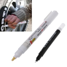 1 Set of White-Color Permanent Tire Marker Pen for Car Tyre And Motocycle Tyre