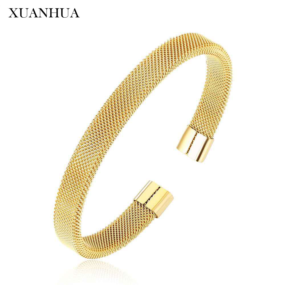 XUANHUA Stainless Steel Jewelry For Woman Barbed Wire Cuff Bracelet Fashion Summer Jewelry Accessories Mass Effect