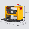 220V Woodworking Planer Household 13 Inch Thicknesser Press Machine High Power Multifunction Small Desktop 2000W High Power