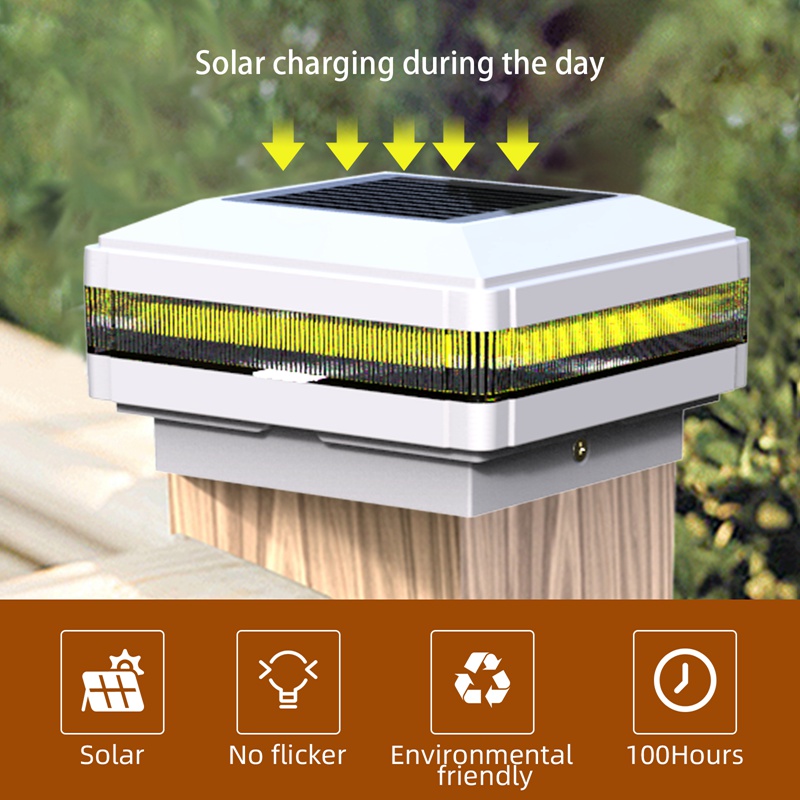 Solar Post Cap Light