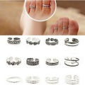 European and American Popular Fashion Seaside Toe Ring Set Female Exotic Toe Ring Toe Joint Ring Male