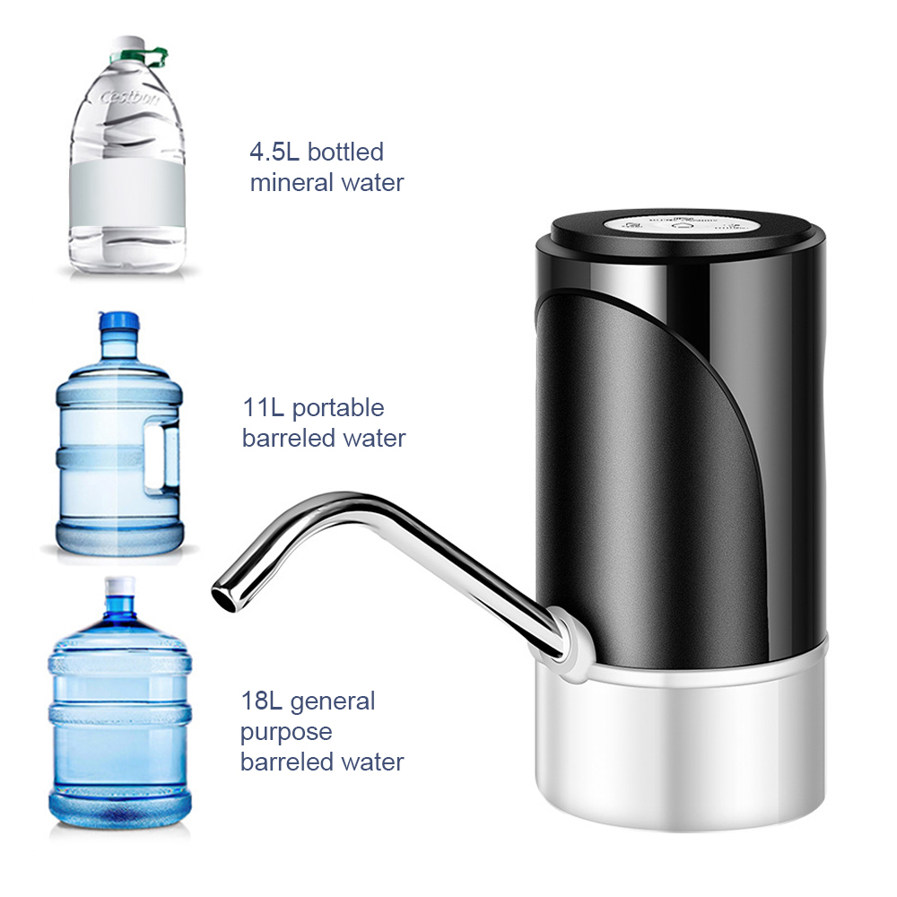 Wireless Water Pump For Bottle Portable Electric Bottle Drinking Water Pump Dispenser Hand Pump Bottled Water Usb Charging