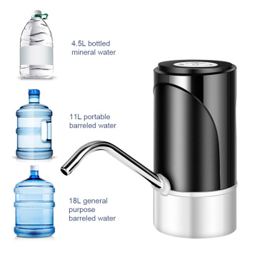 Wireless Water Pump For Bottle Portable Electric Bottle Drinking Water Pump Dispenser Hand Pump Bottled Water Usb Charging