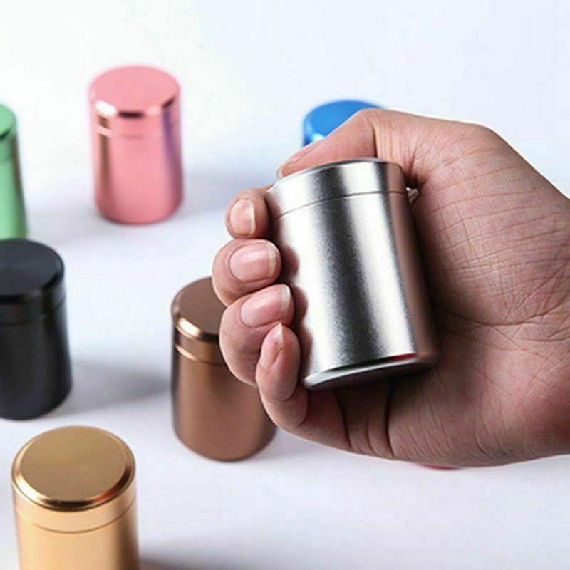 2020 Newest 70 Ml Metal Sealed Can Smell Proof Container Aluminum Herb Stash Jar Metal Sealed Can Tea Jar Funny Metal Stash Jar