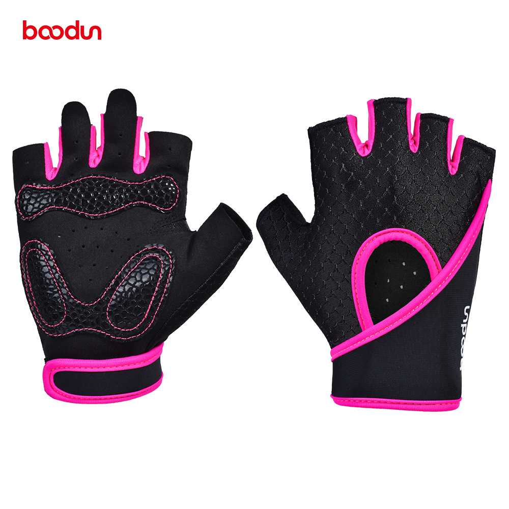 BOODUN Men Women Fitness Gloves GYM Breathable Anti-skid Workout Gloves Weightlifting Palm Protector Crossfit Sport Yoga Gloves
