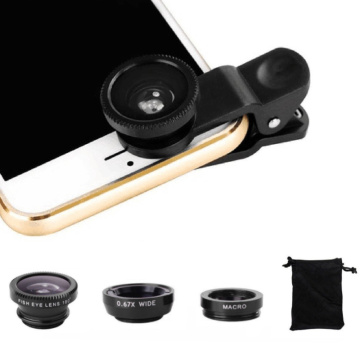 Macro Fisheye Wide Angle Lens Camera Kits With Clip For iPhone Xiaomi Mobile Phones Camera Lenses Fish Eye Zoom Lens Macro lents