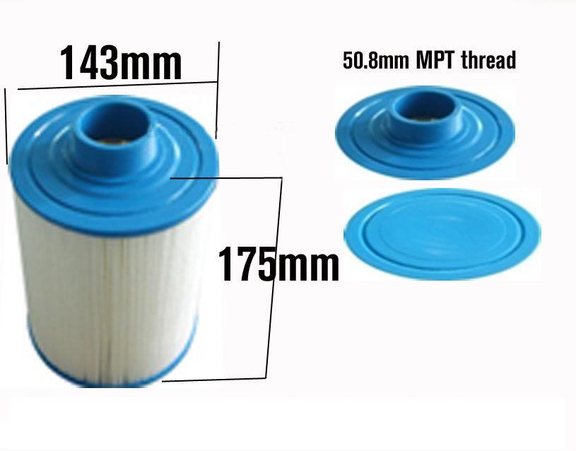 Jazzi Pool filter 2012 version,175mmx143mm,50.8mm MPT thread, hot tub paper filter other spas