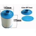 Jazzi Pool filter 2012 version,175mmx143mm,50.8mm MPT thread, hot tub paper filter other spas