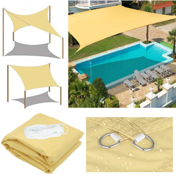 Heavy Waterproof Shade Sail Sun Canopy Cover quadrilateral shade sail Garden Yard Awnings Car Sunshade Cloth Summer