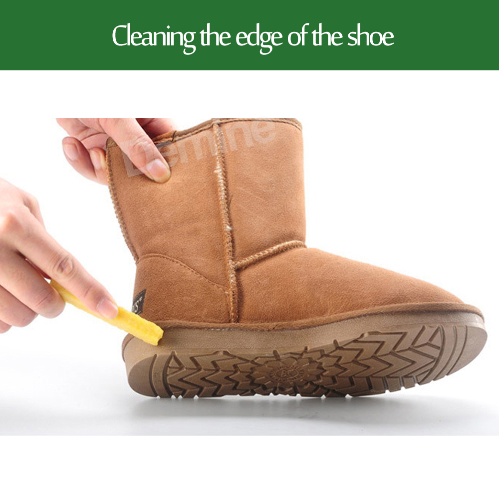 Demine Shoes Rubber Eraser for Suede Nubuck Leather Stain Boot Shoes Cleaner Cleaning Easy to Carry Shoes Cleaning Tool