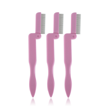 Random Color!1PC Foldable Eyelash Brush Eyebrow Eye Lash Brow Comb Cosmetic Makeup Accessories