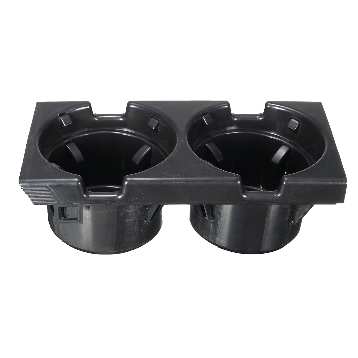 Black Double Hole Car Vehicle Front Center Console Storage Box Coin + Cup Holder for BMW E46 3SERIES 1999-2006 51168217957