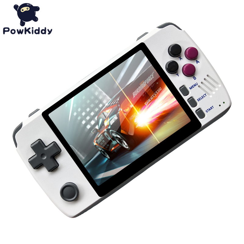 Powkiddy q80 Retro Video Game Console Handset 3.5 "IPS Screen Built-in 4000 Games Open System PS1 Simulator 48G Memory NEW Games