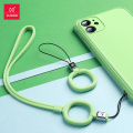 Xundd Silicon Phone Strap Soft Colorful Cell Phone Lanyard Hanging Rope Keychain Finger Straps String For Xiaomi iPhone Huawei