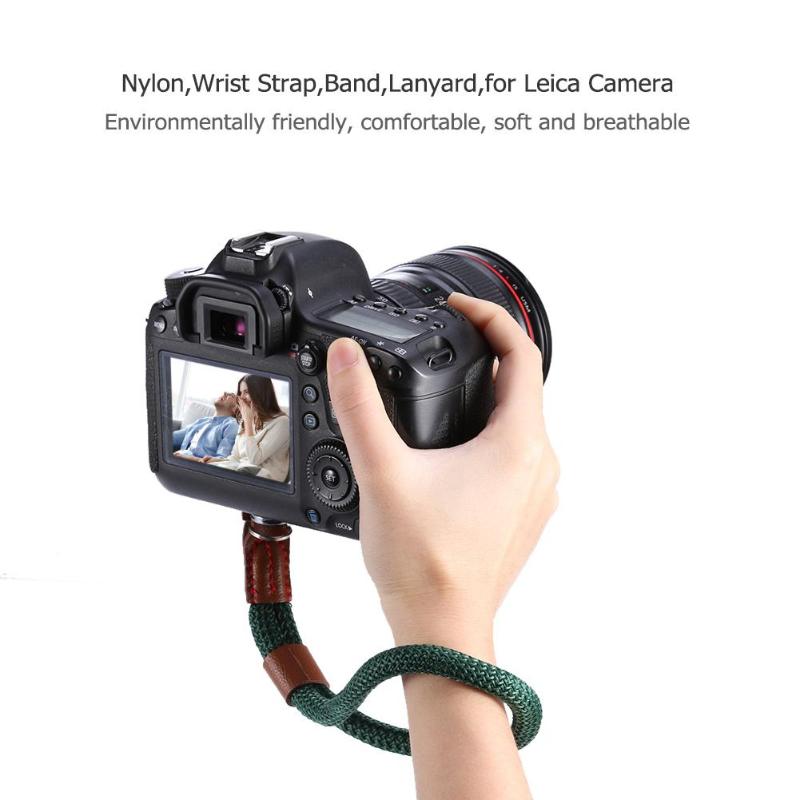 1Pcs Camera Strap Wrist Strap Hot Sale Hand Nylon Rope Camera Wrist Straps Wrist Band Lanyard For Leica Digital SLR Camera leica