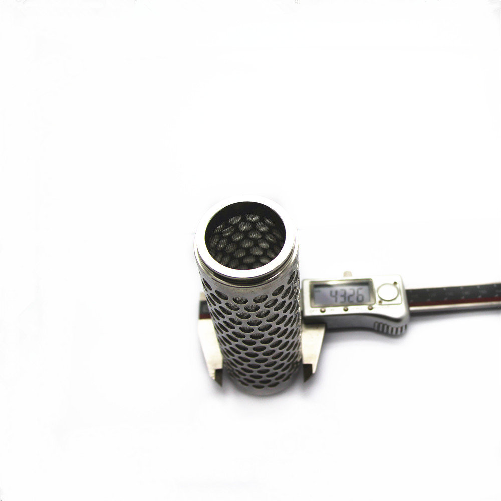 SS304 perforated mesh filter tube